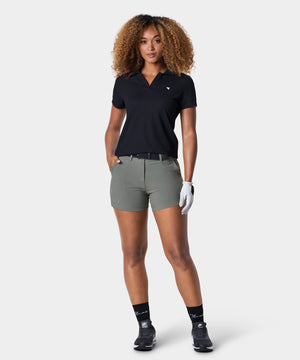 Tori Black Polo Shirt Macade Golf