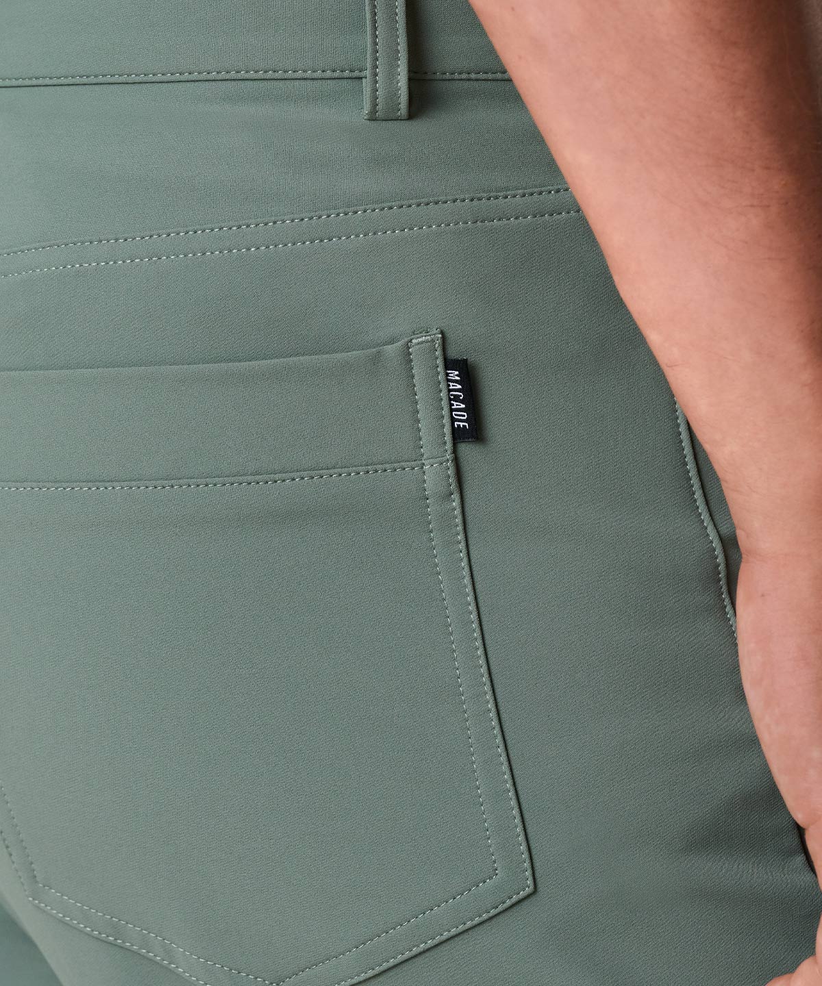 Travis Basil Green Stretch Trouser Macade Golf