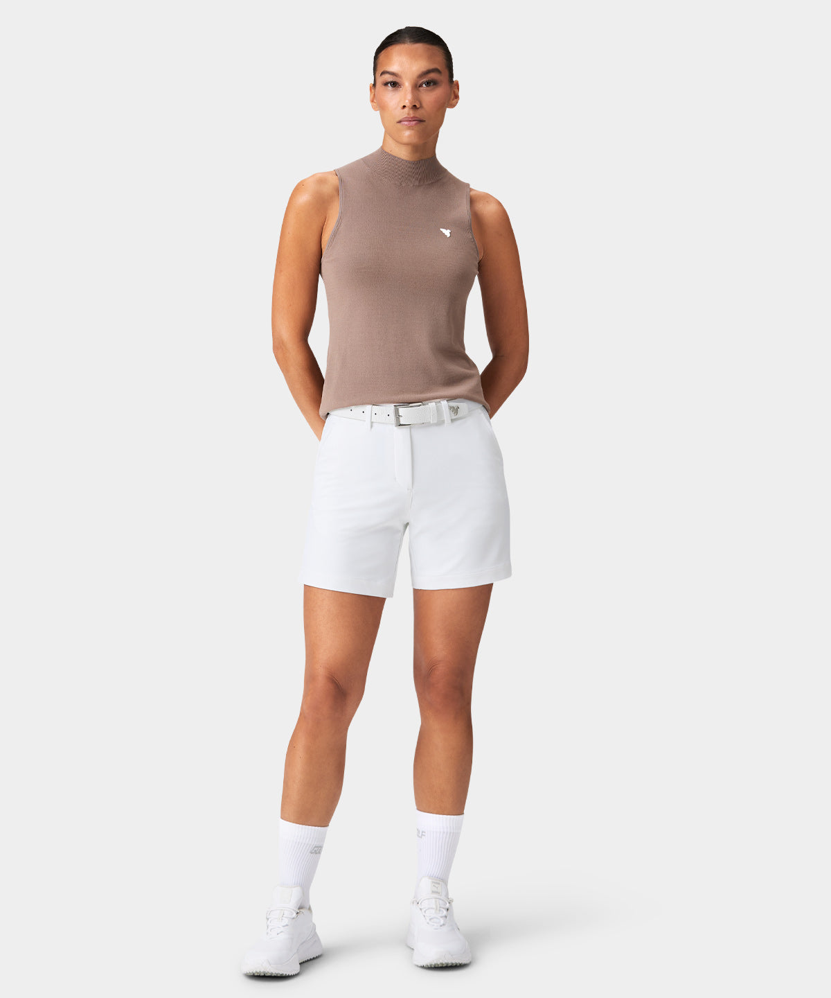 White Flex Shorts Macade Golf