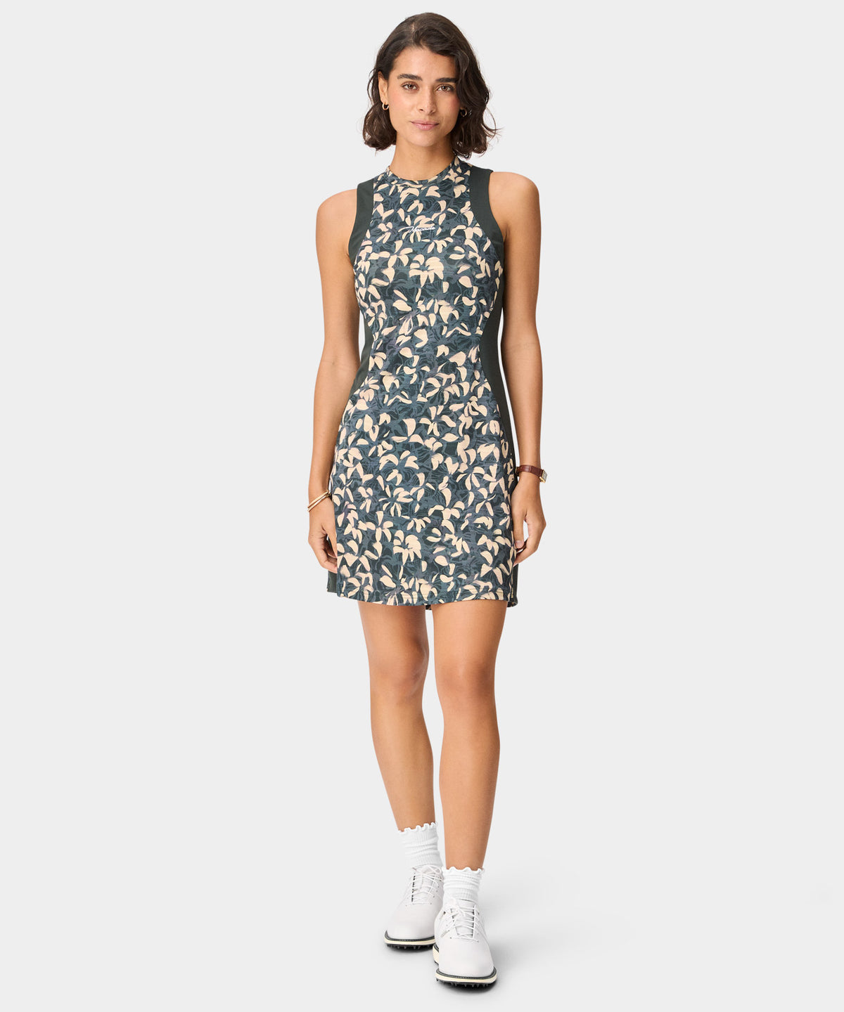 Inez Sleeveless Dress - Fairway Tropics (AOP)