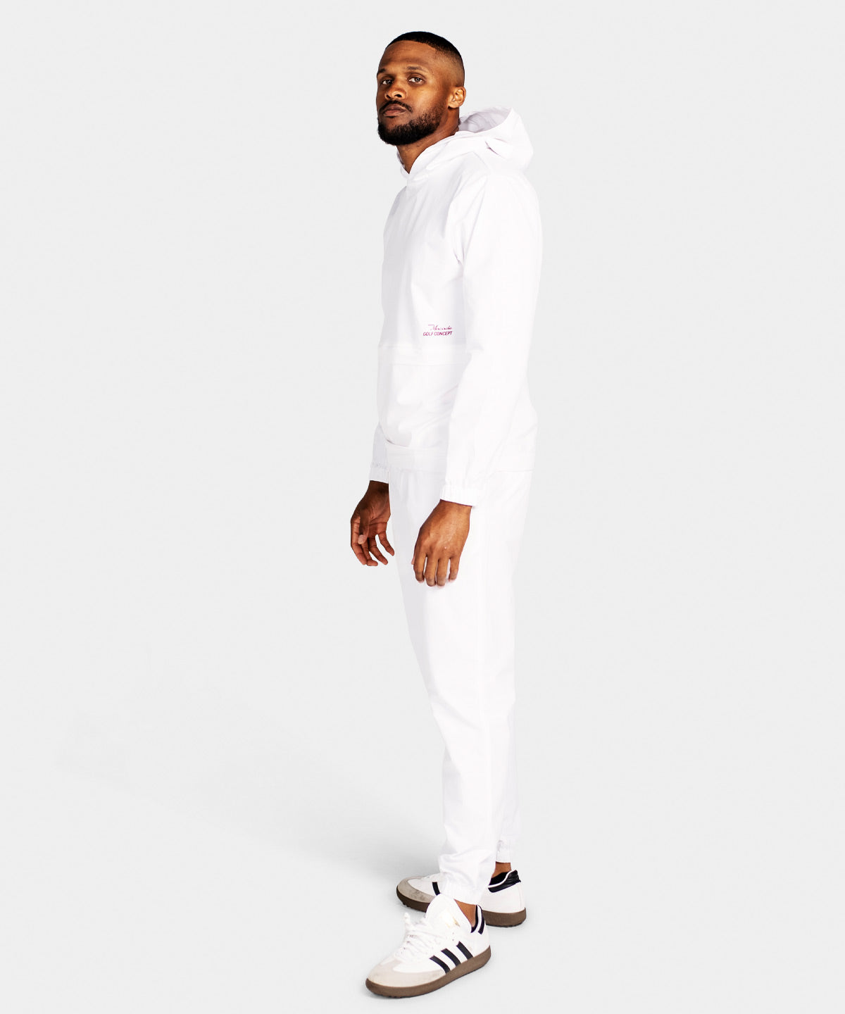 Traveler White Hoodie Macade Golf