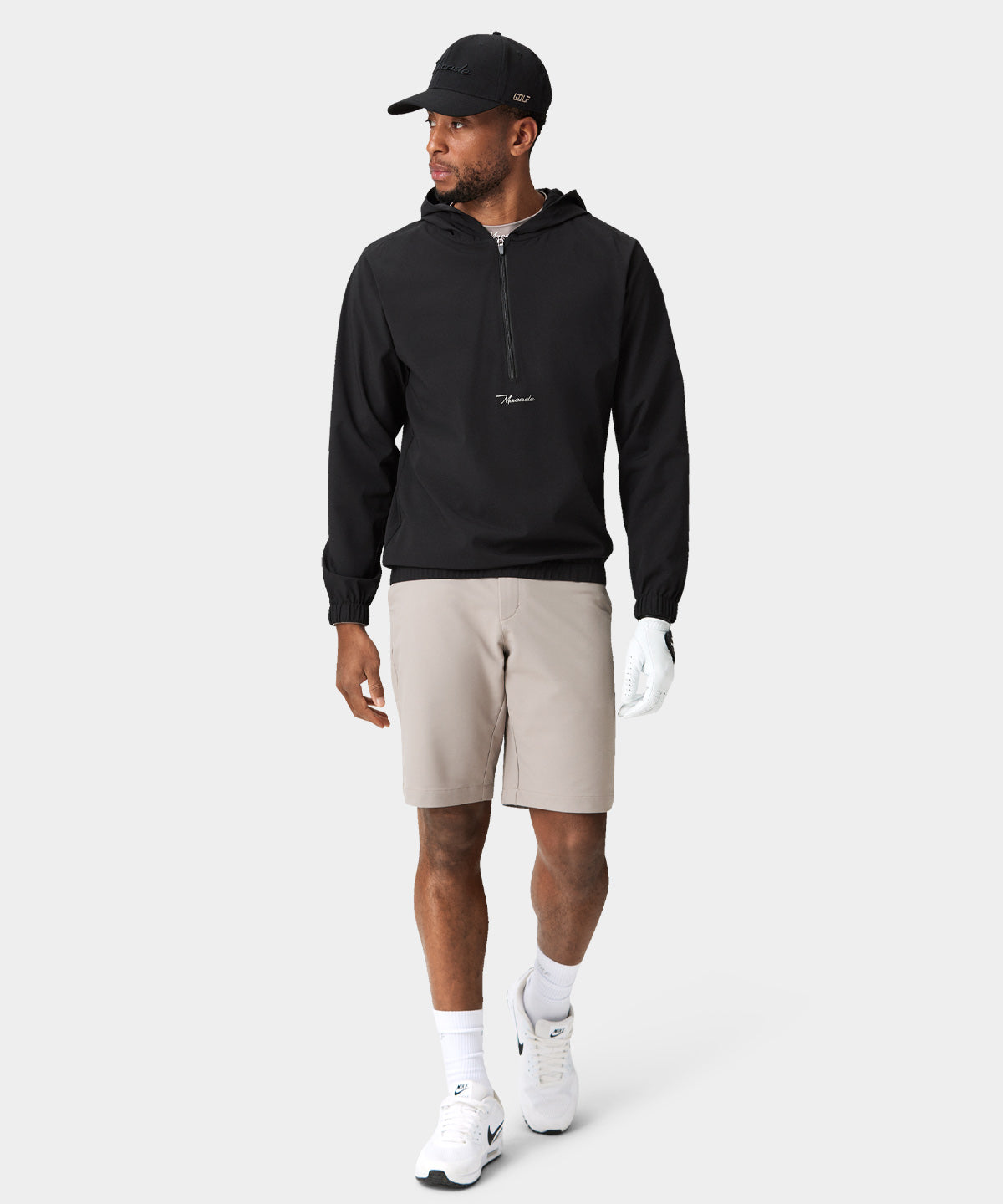 Juniper Black Wind Hoodie Macade Golf