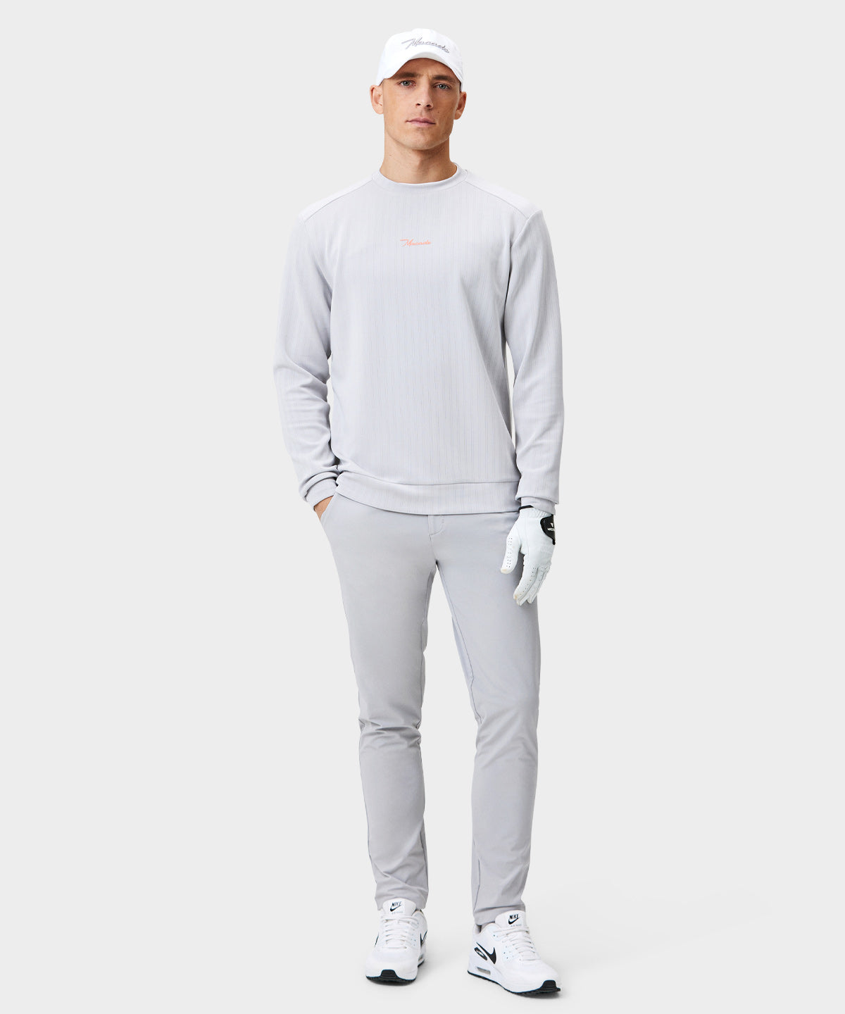 Light Gray Tech Stage Sweater Macade Golf