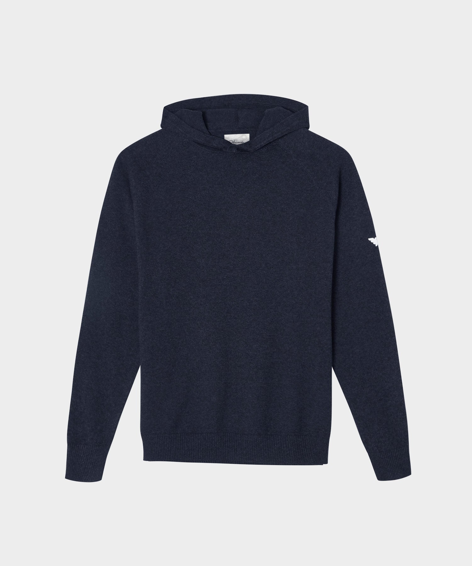 Navy Tech Knit Hoodie Macade Golf