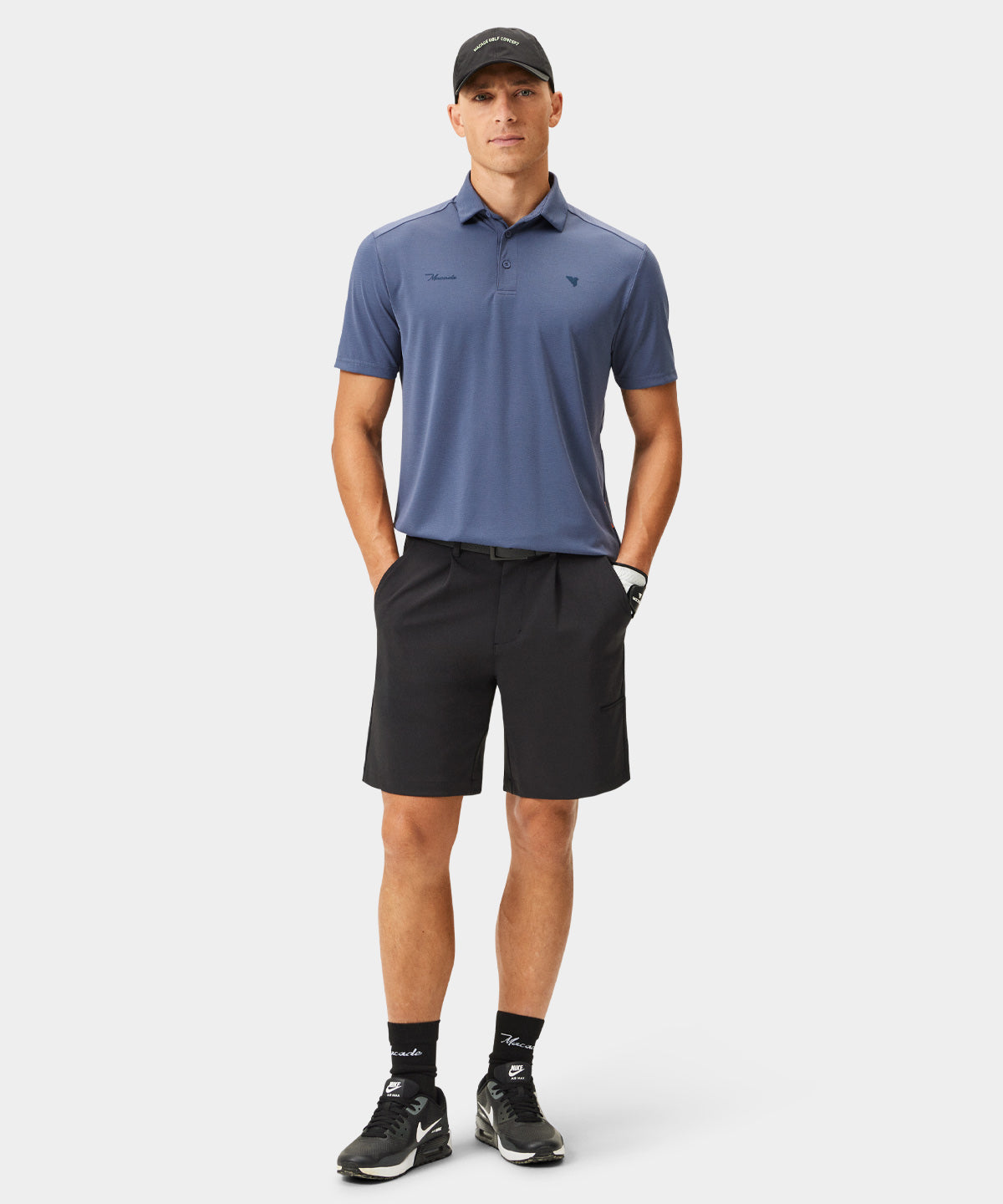 Shaw Anthracite Relaxed Shorts Macade Golf