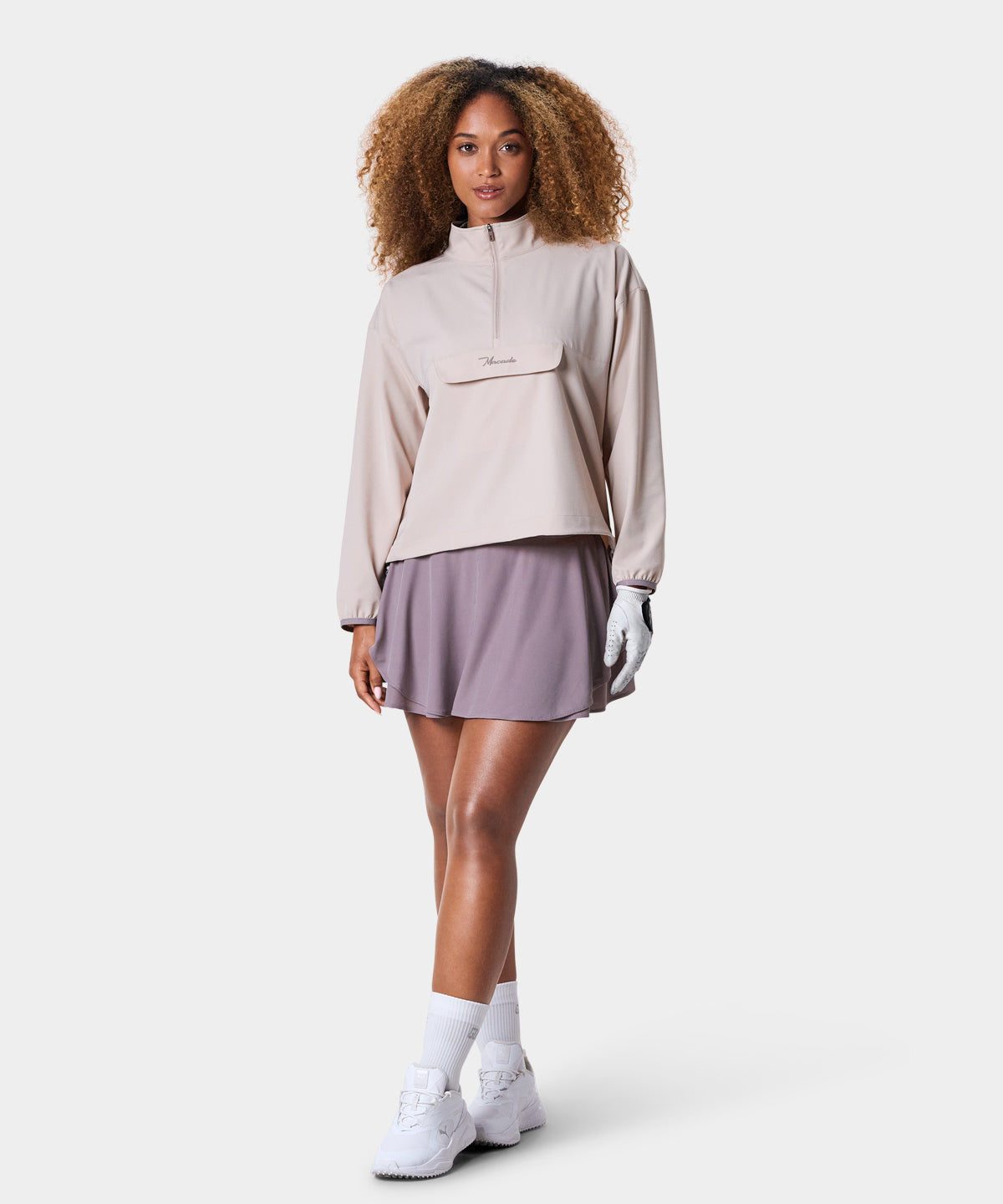 Tan Range Anorak Macade Golf