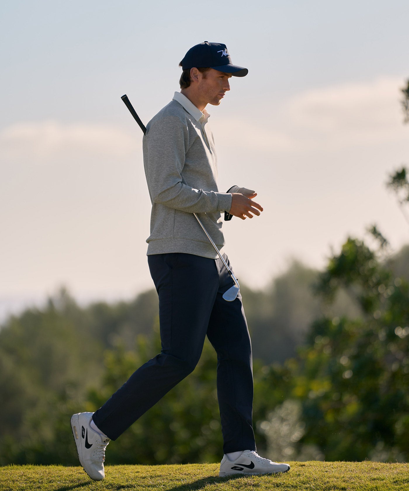 Blades Polo Sweatshirt - Grey
