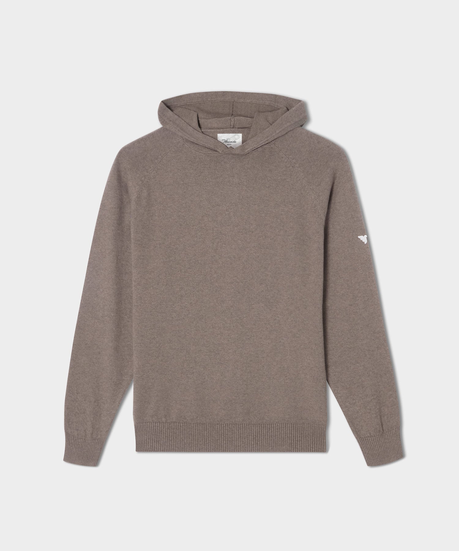 Brown Tech Knit Hoodie Macade Golf