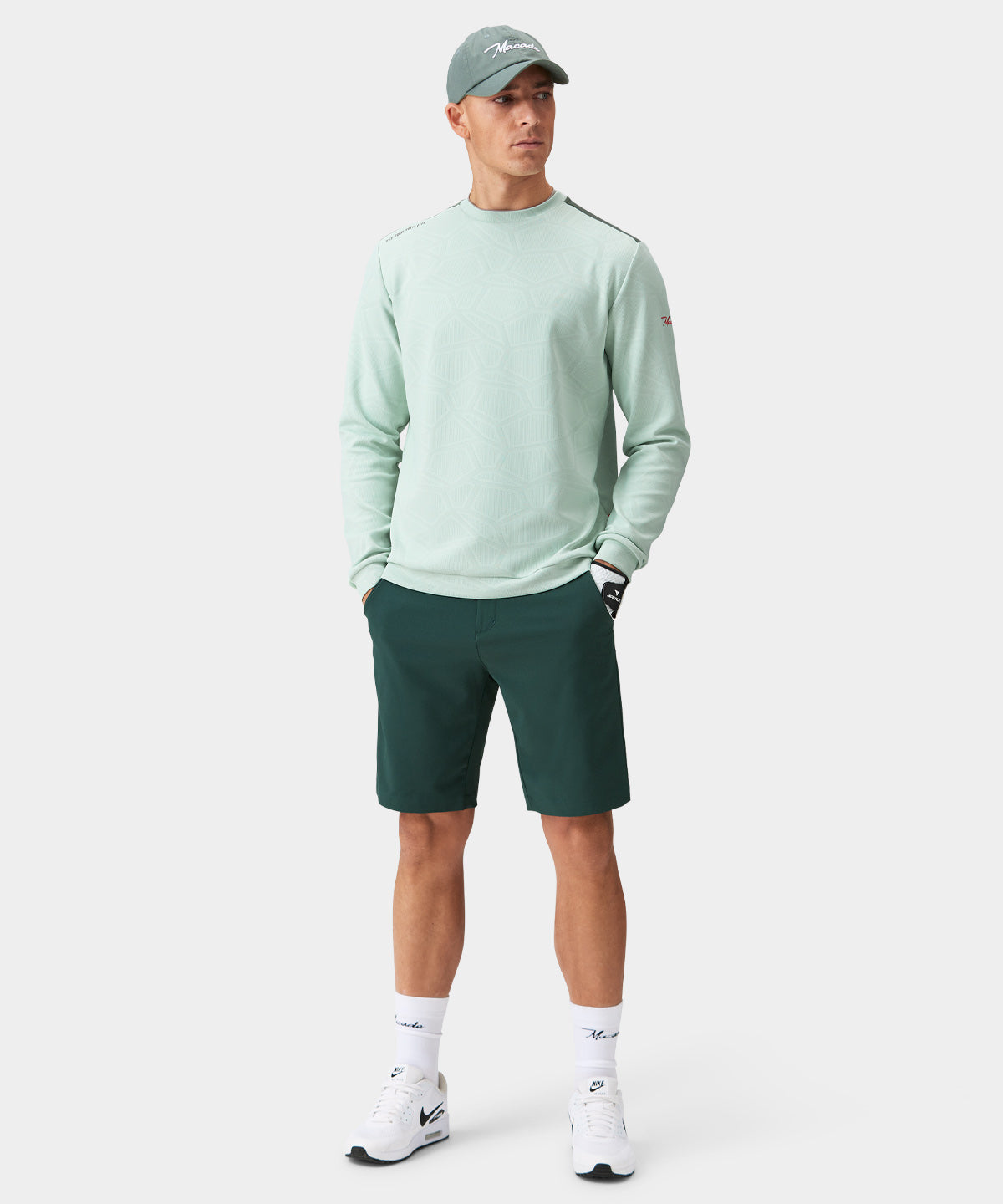 Mint Hybrid Tech Sweatshirt Macade Golf