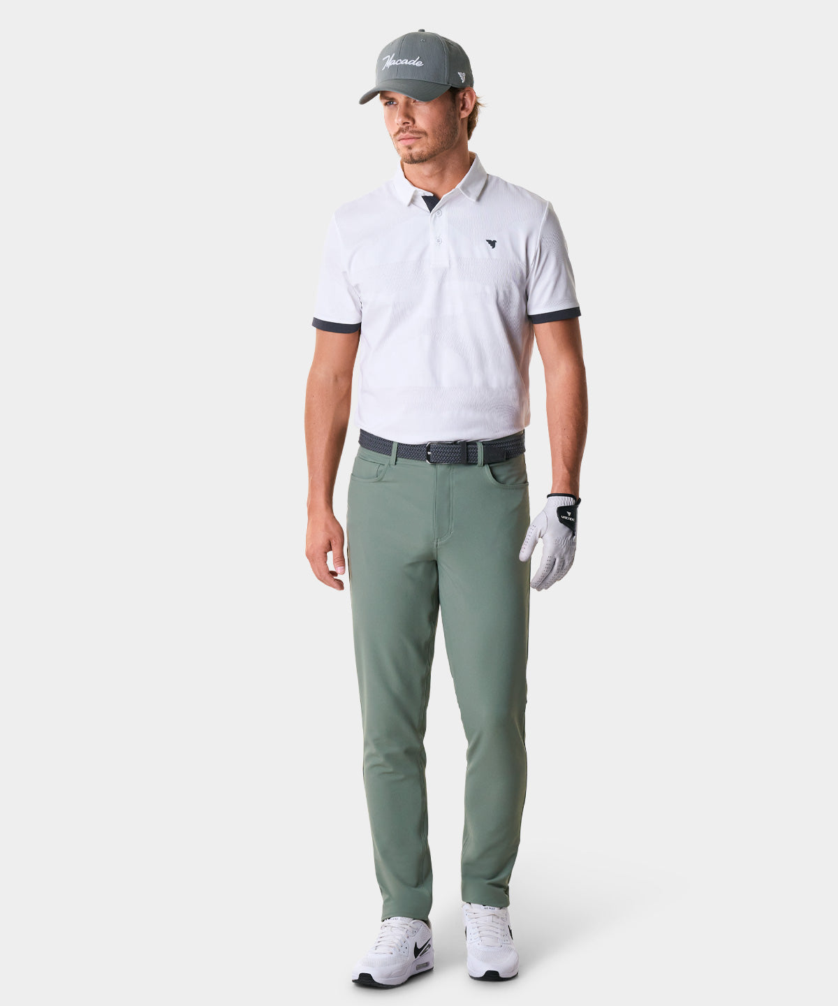 Travis Basil Green Stretch Trouser Macade Golf