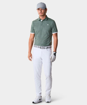 Travis White Stretch Trouser Macadegolf