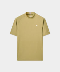 Tyler Sheen Green Mock Neck Tee