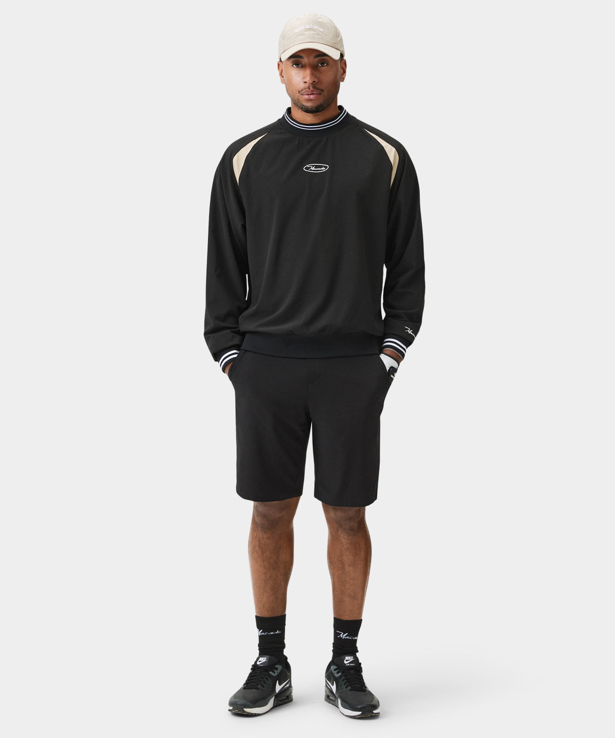 Black TX Links Windbreaker Macade Golf