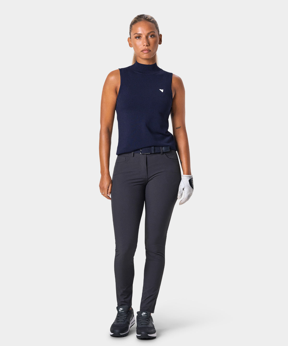 Cara Dark Grey Lightweight Trouser Macade Golf