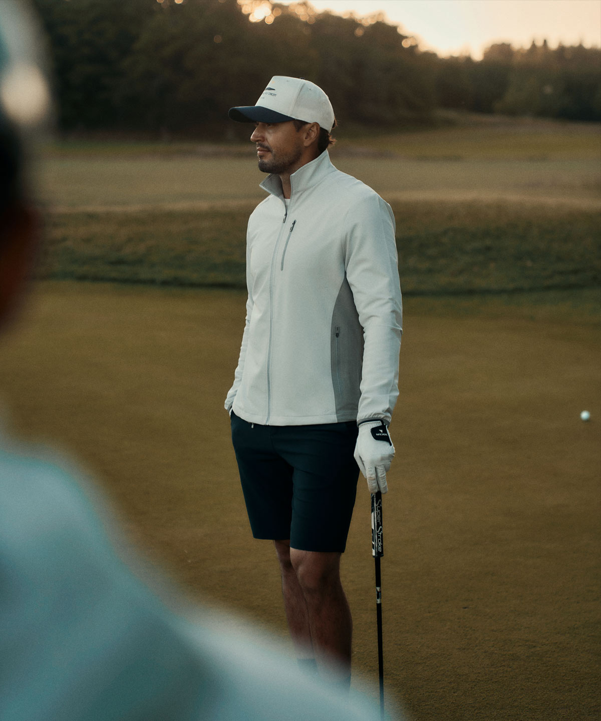 Storm Off-White Wind Jacket Macade Golf