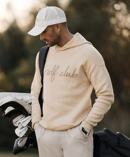 Sand Club Knit Hoodie Macade Golf