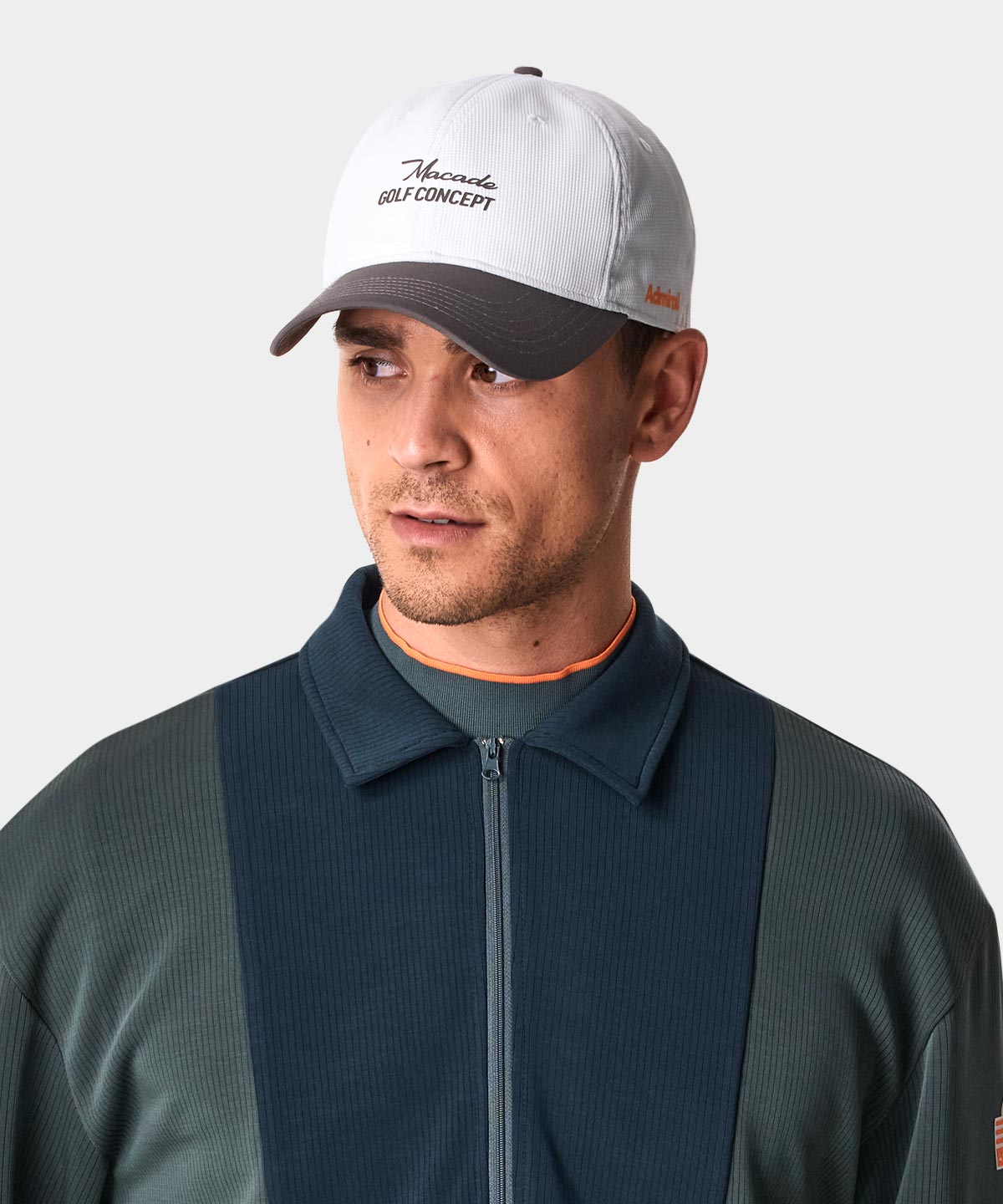 Brown Two Tone Admiral Snapback Macade Golf