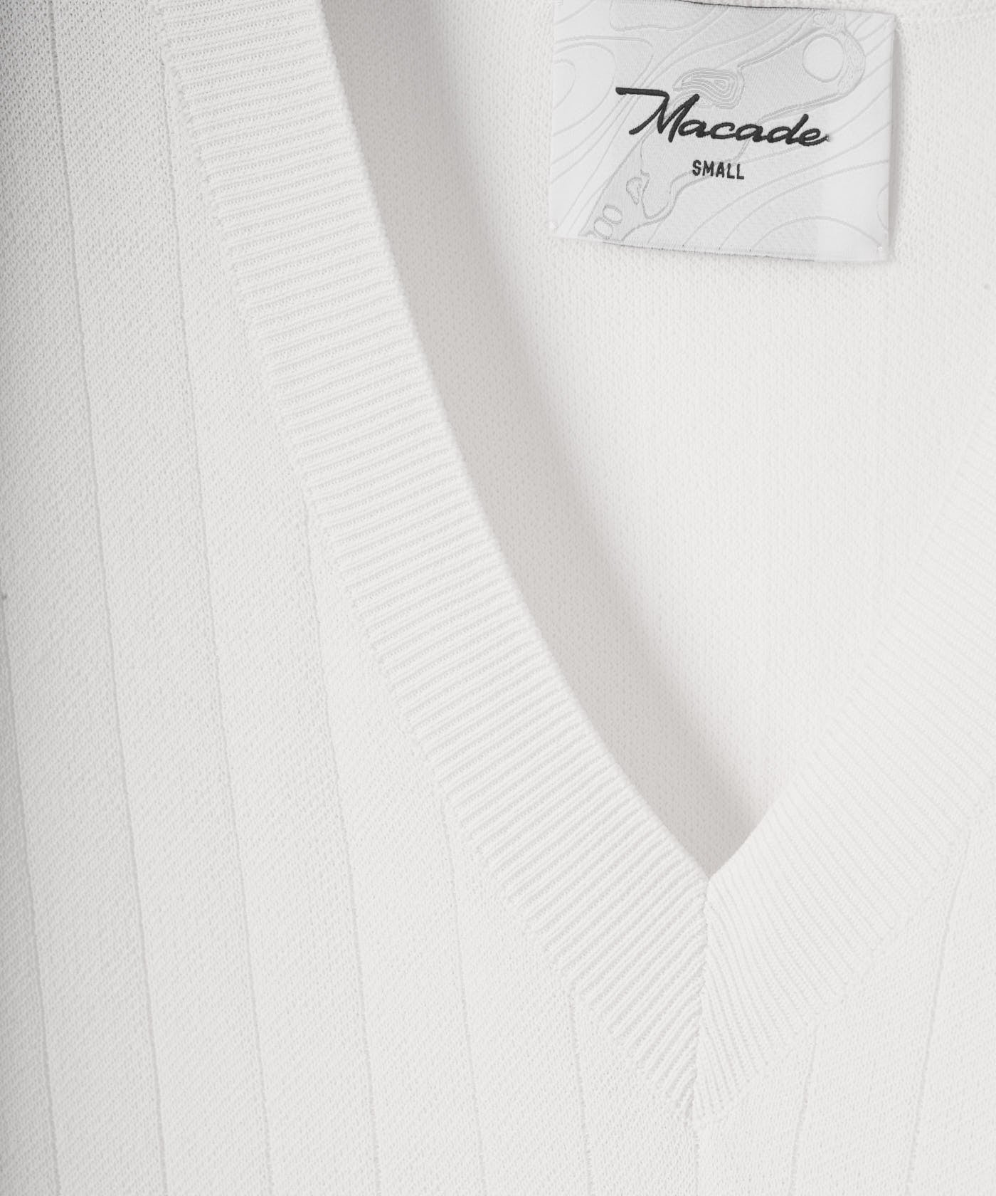 Ana Ivory Sleeveless V-Neck