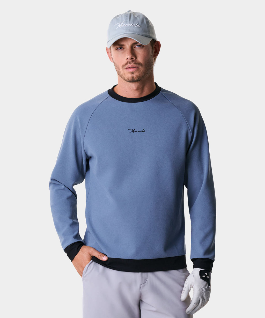 Ash Slate Tech Sweatshirt Macade Golf
