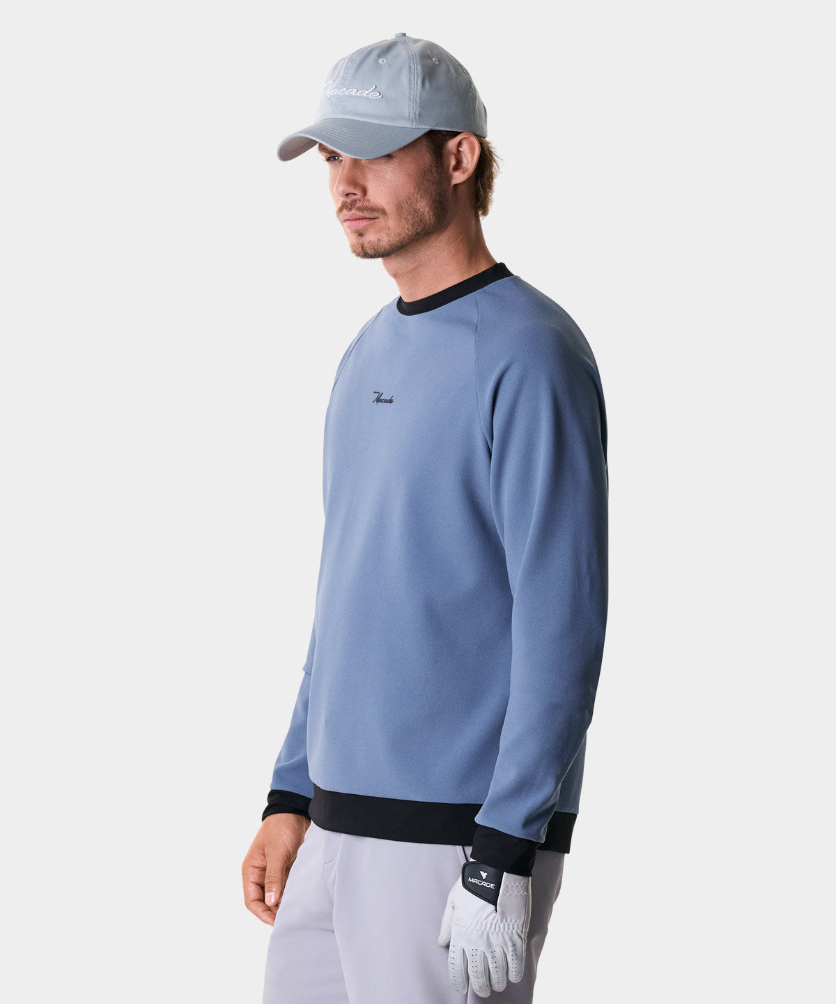 Ash Slate Tech Sweatshirt Macade Golf
