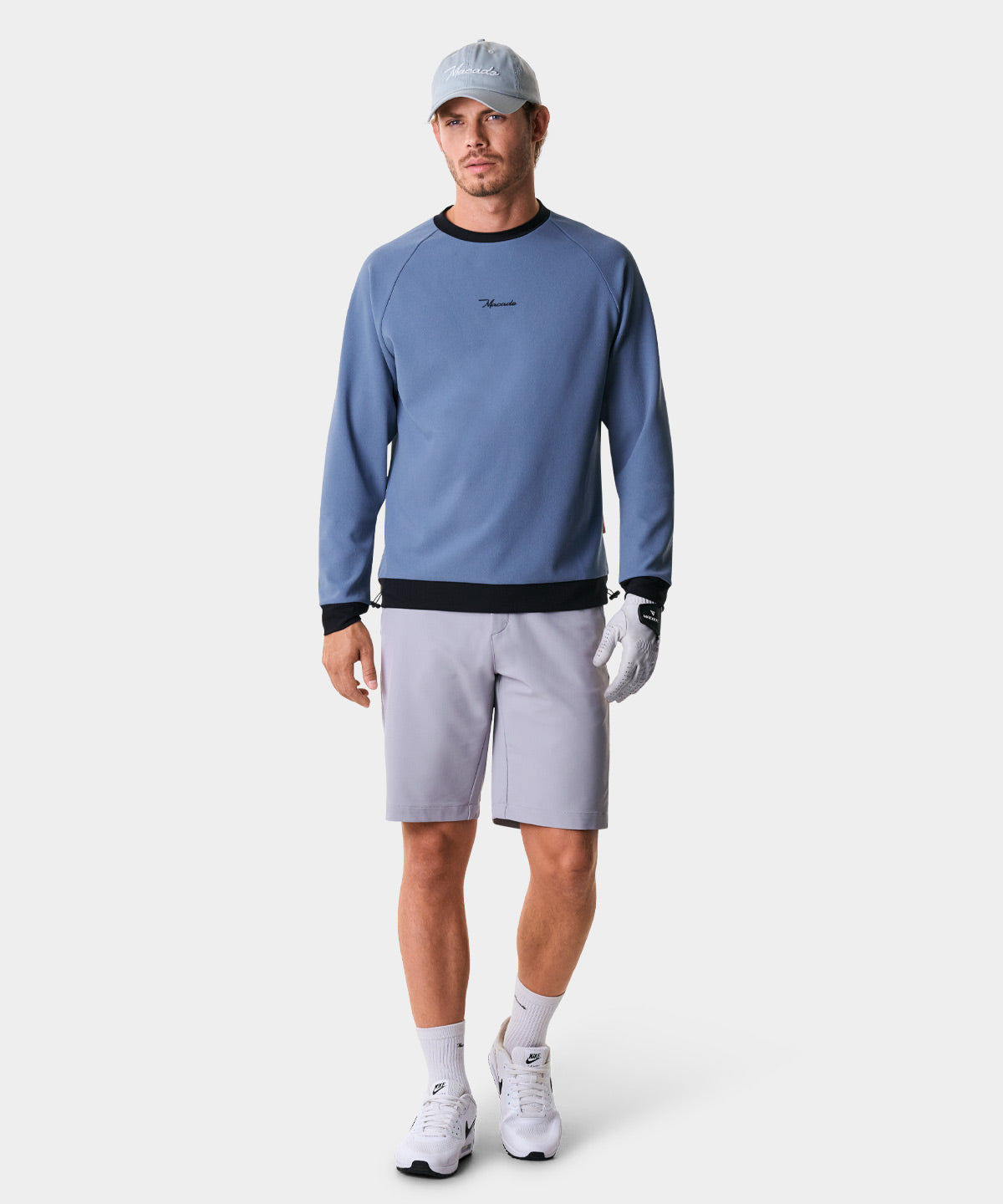 Ash Slate Tech Sweatshirt Macade Golf