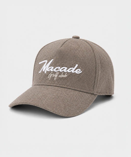 Ash Club Wool Snapback
