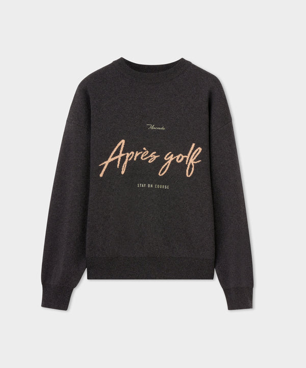 Oversized Knit Sweater - Ash Grey
