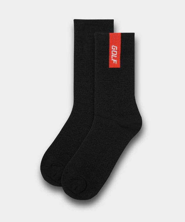 Script Crew Socks - Black