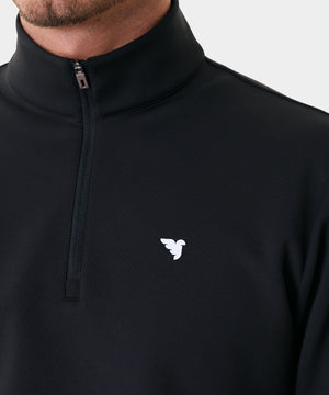 Black Therma Quarter Zip Macade Golf