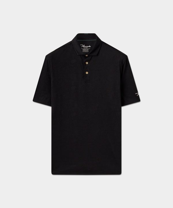 Paisley Core Polo Shirt - Black
