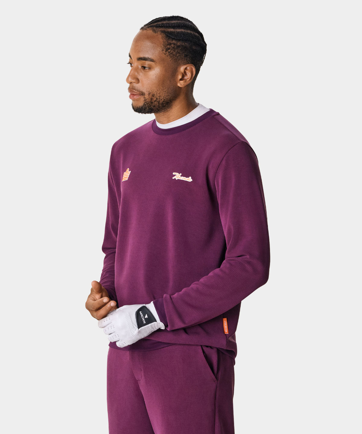 Burgundy Admiral Crewneck Macade Golf