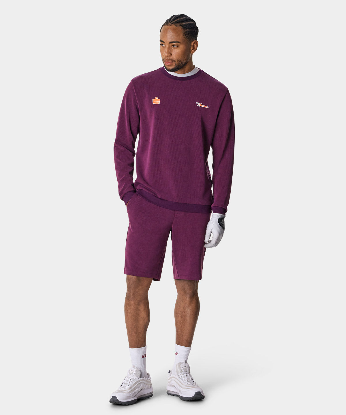 Burgundy Admiral Crewneck Macade Golf