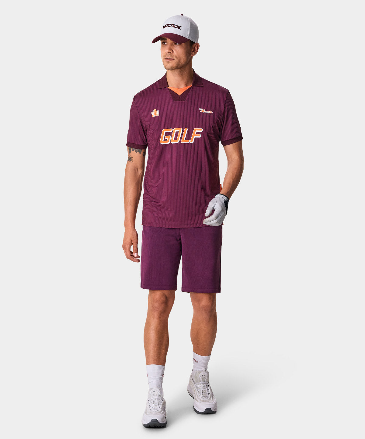 Burgundy Admiral Jersey Macade Golf