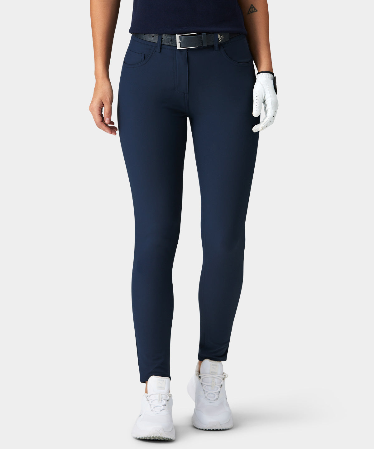 Cara Dark Blue Lightweight Trouser Macade Golf
