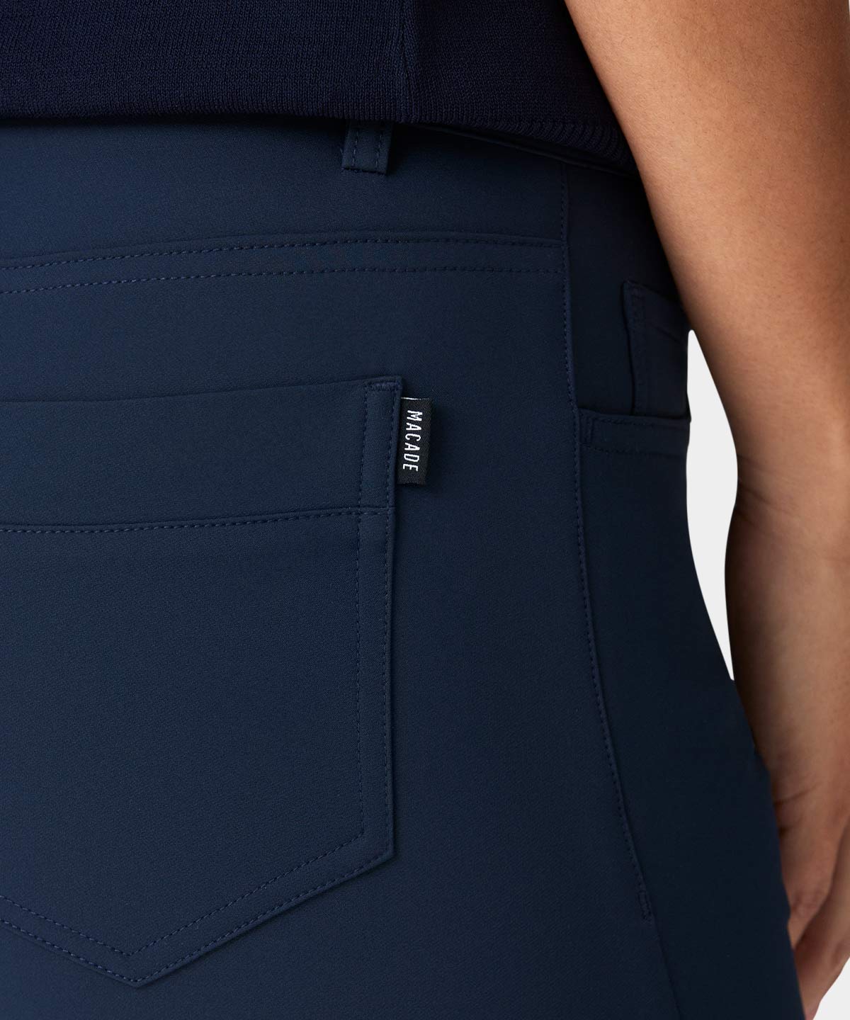 Cara Dark Blue Lightweight Trouser Macade Golf