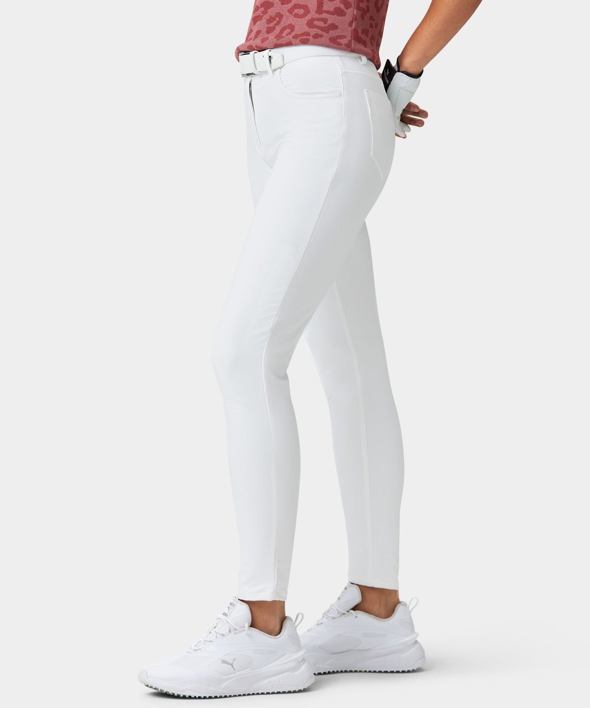 Cara White Lightweight Trouser Macade Golf