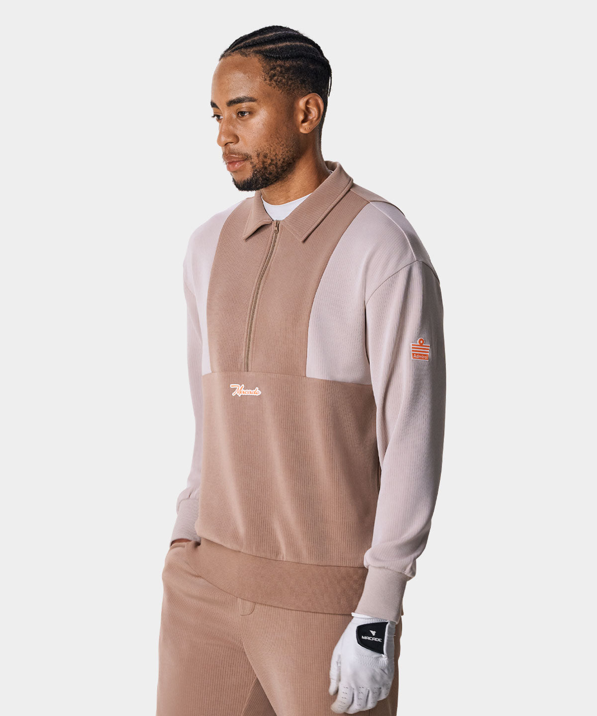 Clay Admiral Quarter Zip Macade Golf