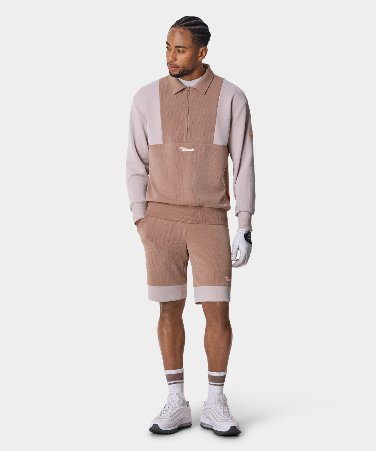 Clay Admiral Quarter Zip Macade Golf