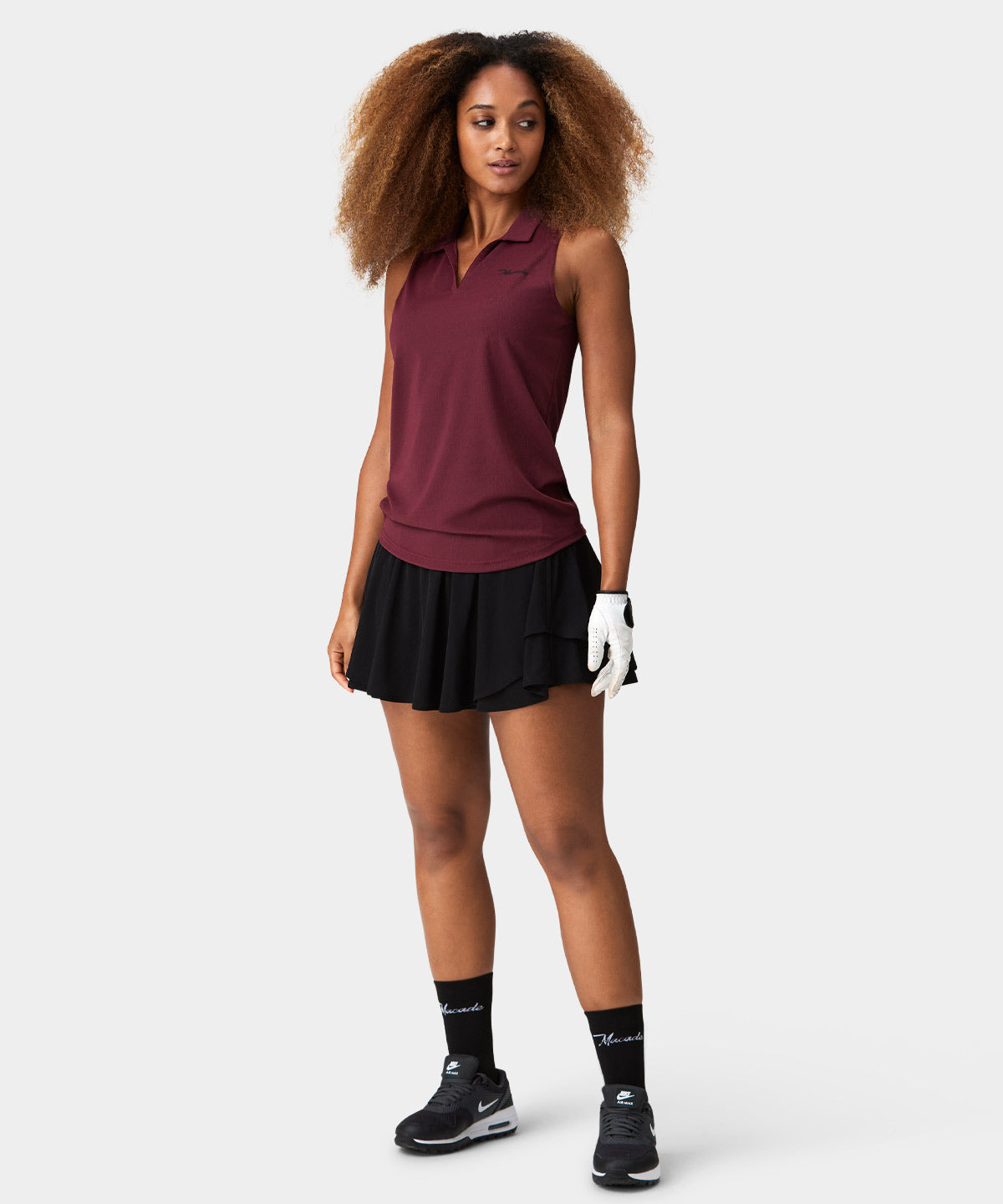 Cleo Black Tour Skirt Macade Golf