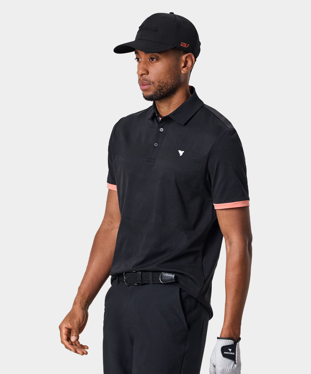 Cole Black Performance Shirt Macade Golf
