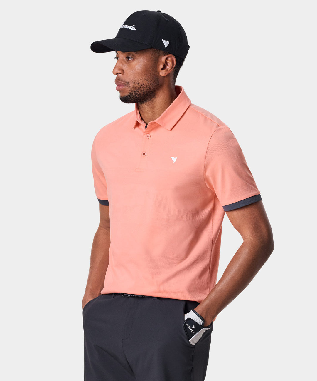 Cole Peach Performance Shirt Macade Golf