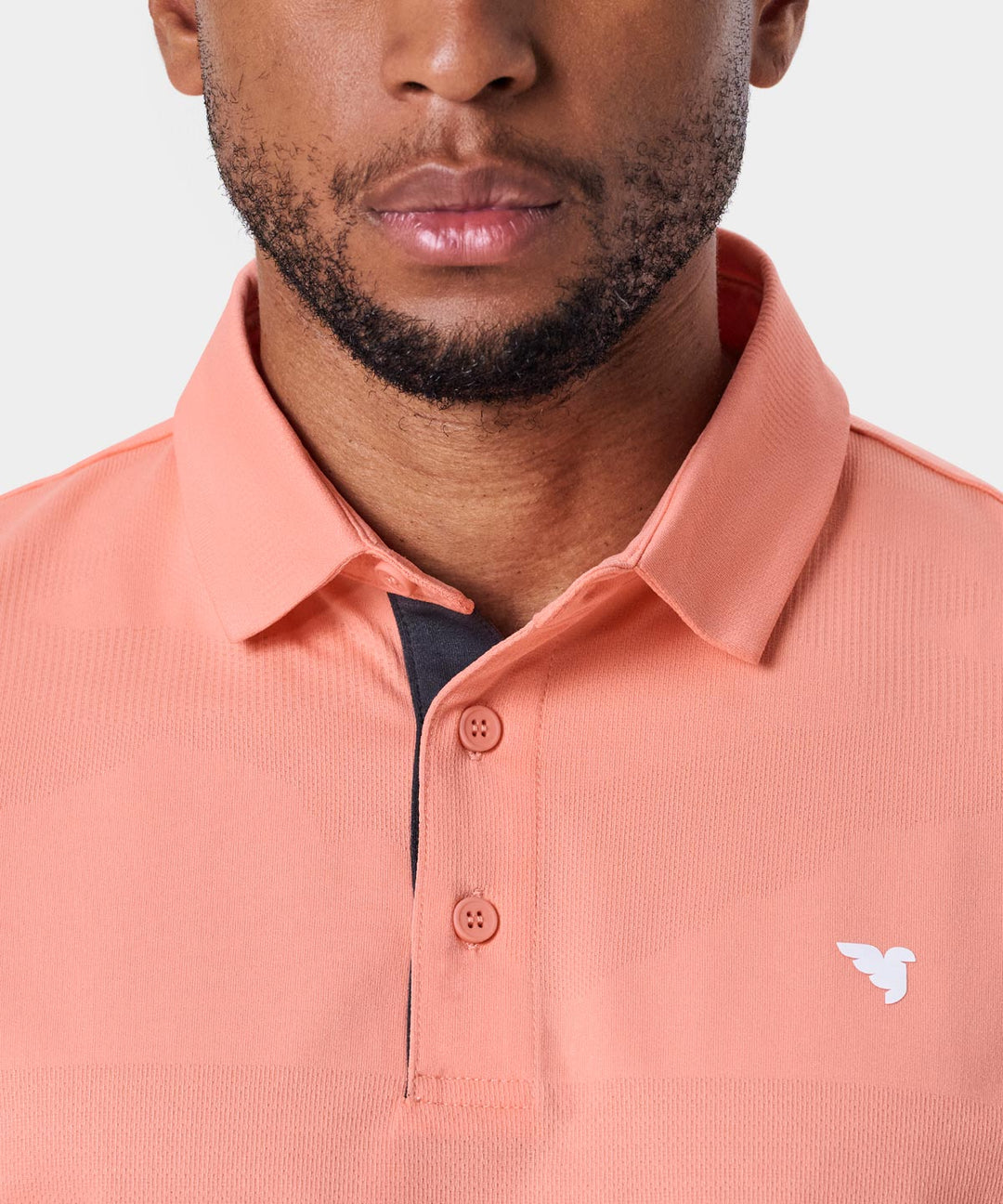 Cole Peach Performance Shirt Macade Golf