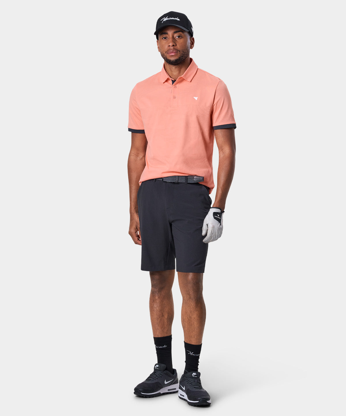 Cole Peach Performance Shirt Macade Golf
