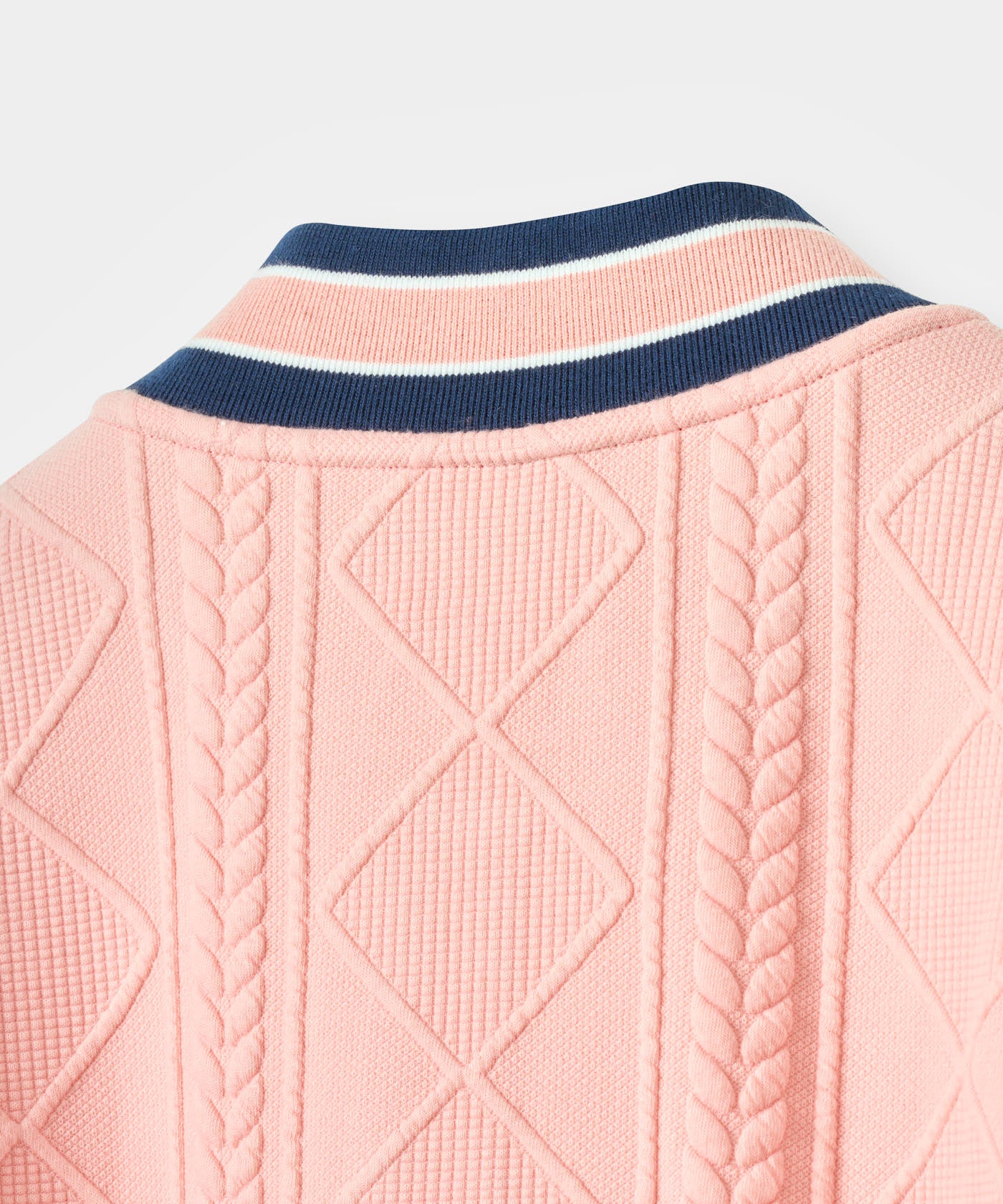 TR Bomber Pullover - Coral