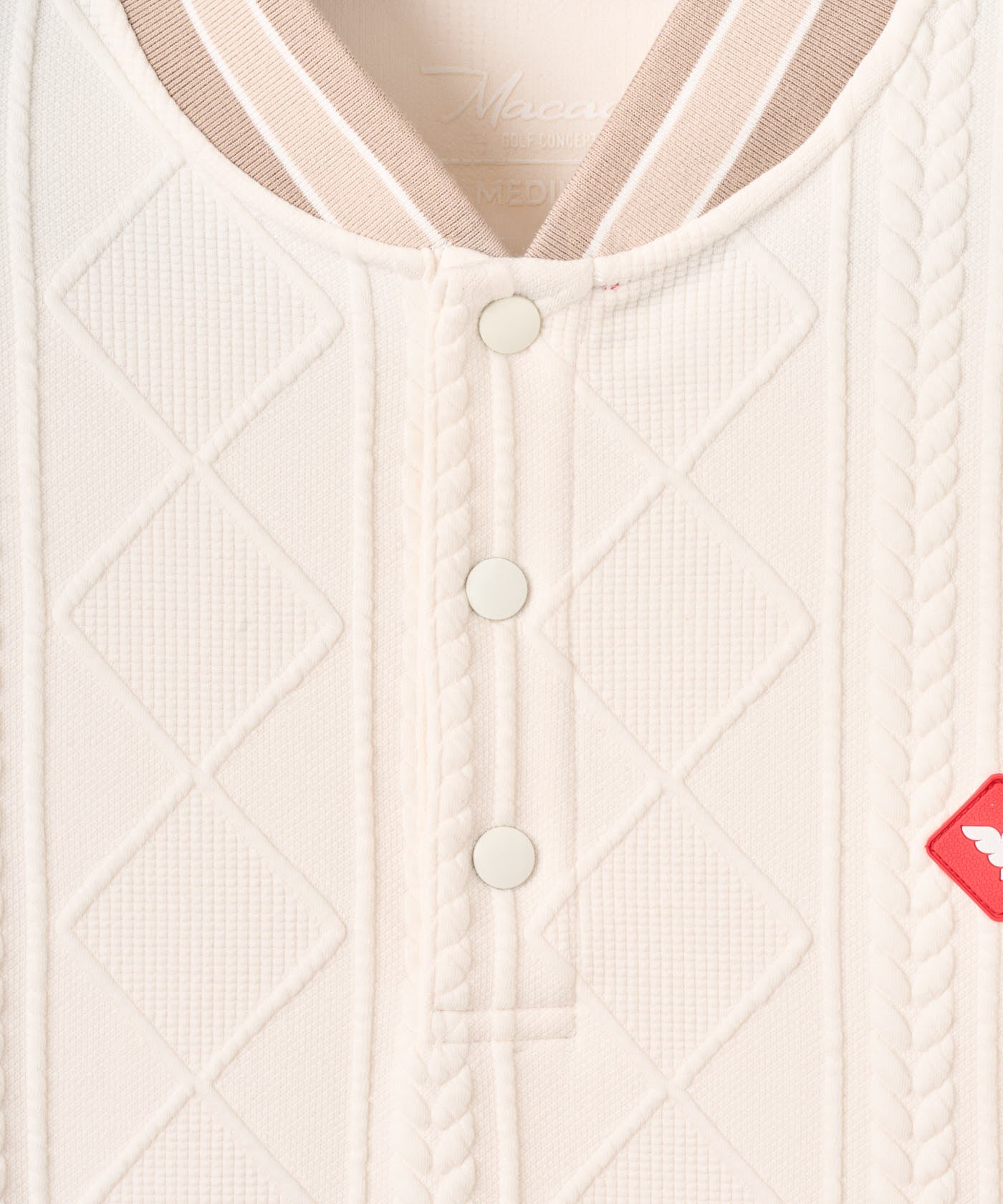 TX Bomber Pullover - Bone