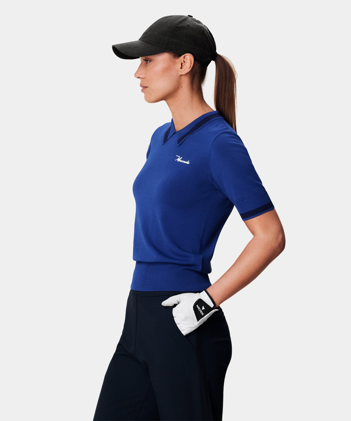 Brie Dark Blue Range Polo Macade Golf