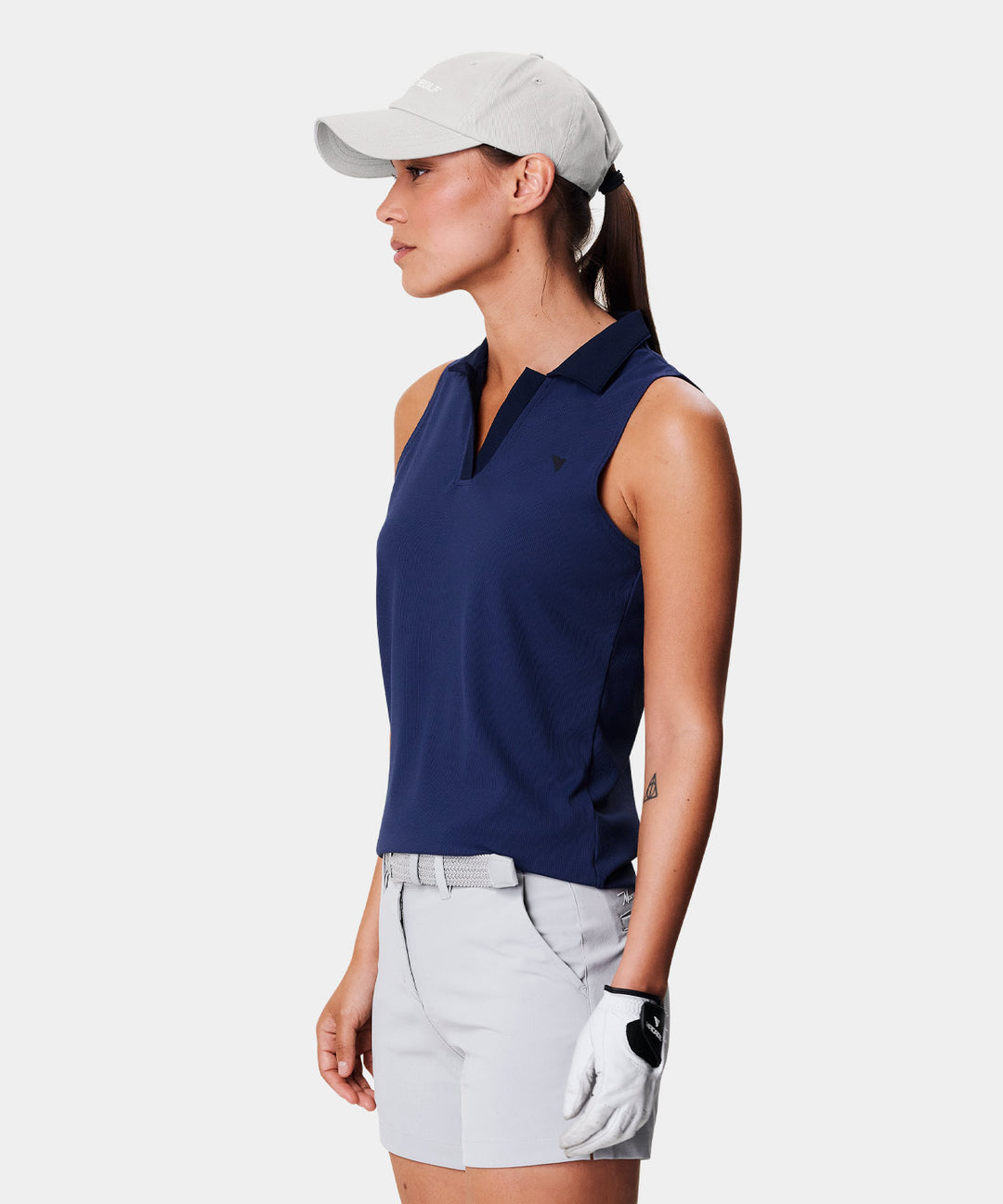 Ora Dark Blue Sleeveless Shirt Macade Golf