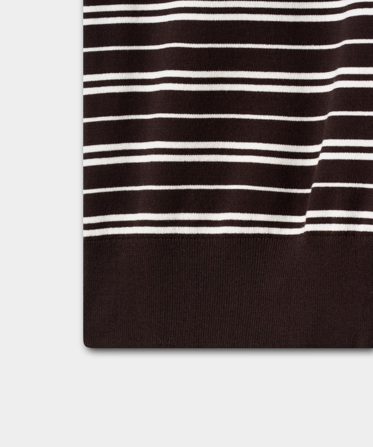 Dunes Striped Knit Shirt - Brown