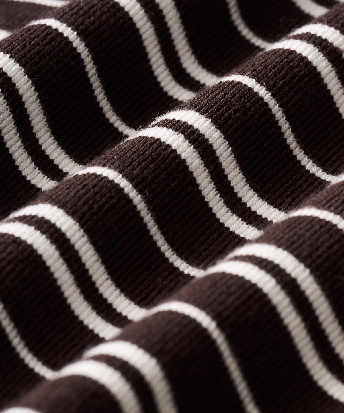 Dunes Striped Knit Shirt - Brown