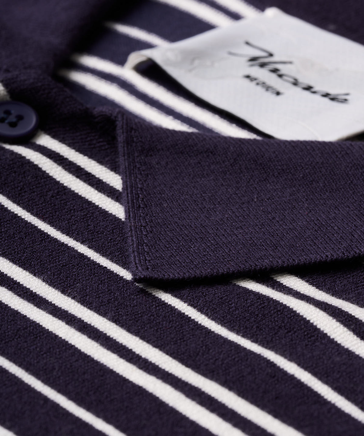 Dunes Striped Knit Shirt - Navy